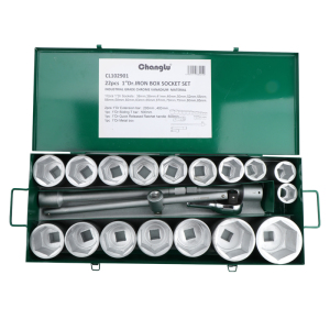 长鹿 22件铁盒重型套筒组套 22PCS