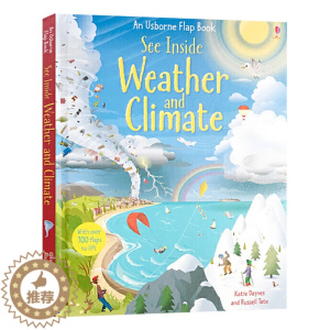 [醉染正版]尤斯伯恩看里面系列 天气和气候 英文原版 Usborne See Inside Weather and Cl
