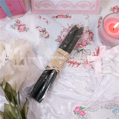 吉祥小炮恋爱吧!彩虹色蜂蜡低温蜡烛滴蜡夫妻游戏人玩具激情用具前戏刺激丝绒墨绿