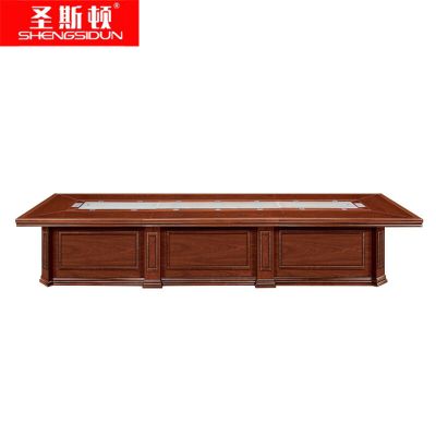 圣斯顿S-HB4802中式油漆会议桌4800*1800*760mm胡桃色
