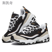 斯凯奇男款休闲熊猫鞋666114/BKGD-12双