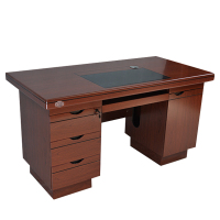 广亿隆办公桌木质写字桌书桌电脑桌职员桌
