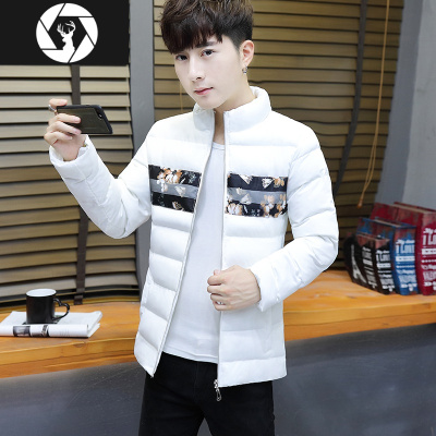 HongZun新款冬季棉衣男韩版修身羽绒棉服短款潮流男装棉袄子帅气学生外套棉衣