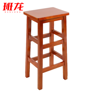 班龙吧台凳33*70cm海棠色张