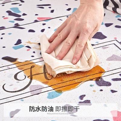 家柏饰(CORATED)易清洗厨房地垫耐脏防油污防滑可擦免洗脚垫长条家用PVC皮革垫