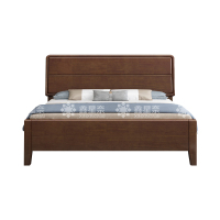 鑫星奈 XXN4022909 实木床1.8米床 胡桃色
