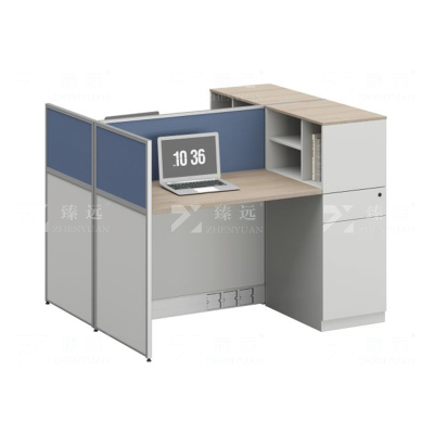 臻远 ZYGW-080职员桌办公桌屏风工作卡位 对坐双人位