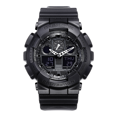 CASIO(卡西欧)G-SHOCK系列手表多功能运动男士手表电子腕表石英表男表GA-100-1A1GA-100-1A1