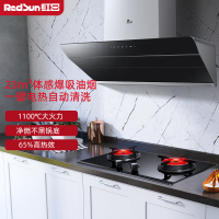 红日(RedSun)23立方抽油烟机红外线灶套装烟灶套装体感控制升级大火力烟灶组合RTEU06+ES218B 天然气