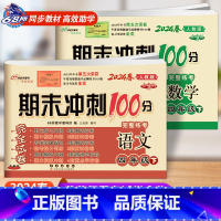 [正版]2024春 新版 人教版 期末冲刺100分完全试卷语文四年级下册+数学共2本 语文数学书试卷同步练习与测试 4年