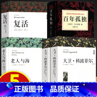 老人与海+复活+大卫科波菲尔+百年孤独 [正版]老人与海 海明威大卫科波菲尔 复活 悲惨世界 百年孤独 高一二语文必读课