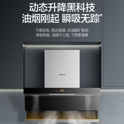 万和(Vanward)27m³顶侧双吸烟机WL970pro+JZT-01-G60 5.2KW燃气灶天然气灶具家用烟灶套装