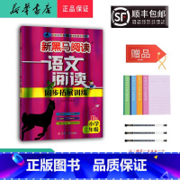 语文 三年级下 [正版] 2024新版 新黑马阅读 语文阅读同步拓展训练 三年级 B版