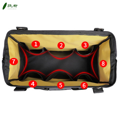 黄色五金工具包收纳包 [塑胶底]23寸/个
