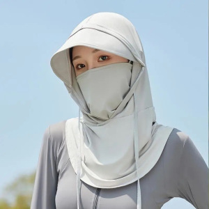 成人沙漠防沙专用防晒面罩面巾头巾帽子徒步装备大西北旅游防风沙3759Z