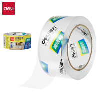 得力(deli)超市封箱胶带48mm*100y*50um(卷)(高透) 30248