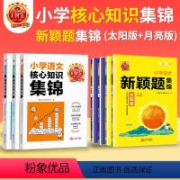 核心知识集锦语数英3本+新颖题语数4本 小学通用 [正版]核心知识集锦语文数学英语基础知识大盘点一二三年级四五六年级小学