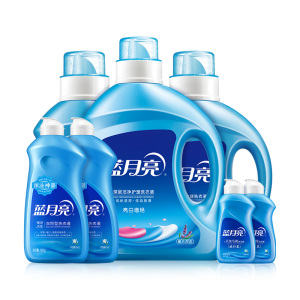 蓝月亮洗衣液套装:薰衣草亮白2kg+薰亮白1kg瓶×2+神器500g×2+旅行装80g×2