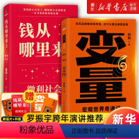 [正版]套装2册钱从哪里来5:微利社会+变量6:宏观世界奇遇记 香帅 何帆 罗振宇2024时间的朋友跨年演讲 书店