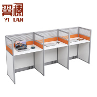翼澜 职员桌 三人位 张