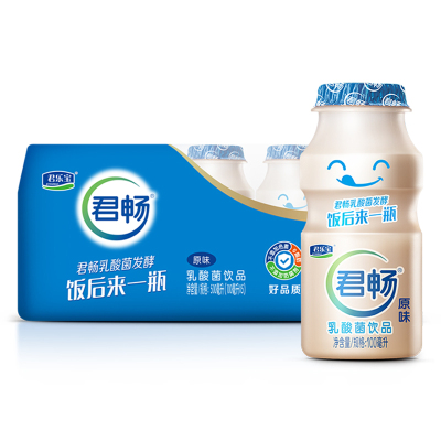 6.9元包邮  君乐宝 君畅乳酸菌原味小排5*100ml