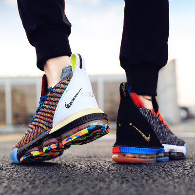 ihsernd正品aj1男鞋詹姆16代斯篮球鞋鸳鸯全明星欧文5海绵宝宝笑脸埃及之火黑白运动鞋11