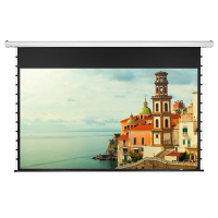 经科JK电动拉线投影幕布拉绳幕G-100s玻纤幕100寸16:10带黑边