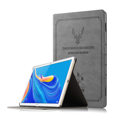 久宇华为平板M6保护套皮套10.8英寸休眠轻薄防摔SCM-W09/AL09电脑壳