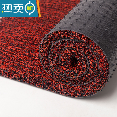 敬平加厚丝圈地垫可裁剪家用进门脚垫子入户门大门口塑料防滑防水地毯防滑垫