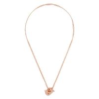 Salvatore Ferragamo菲拉格慕双Gancini吊坠项链女款黄铜材质时尚饰品