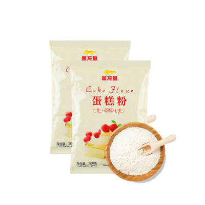 金龙鱼蛋糕粉低筋粉小麦粉蛋糕饼干曲奇家用面粉烘焙原料200g*2