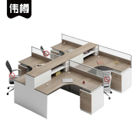 伟樽四人位屏风工位280*270*110cm张