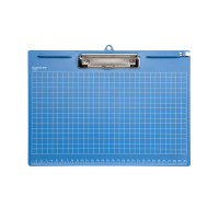 齐心 A725 便携式 书写板夹 A4 横式 蓝 单个装