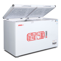 星星(XINGX) 408升 BD/BC-408GD 厨房商用保鲜设备 冷藏保鲜冷冻两用柜 大容量卧式冷柜 顶开门冰箱