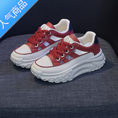 SUNTEK凉鞋女2023年夏季新款镂空网面透气洞洞鞋厚底运动休闲百搭老爹鞋