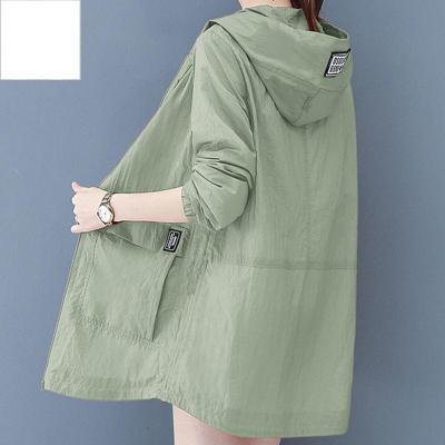 宽松大码防晒衣女中长款2020夏季新款韩版防晒服防薄款外套紫外线裳凝荷