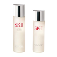 [专柜正品,礼盒装]SK-II护肤套装神仙水230ml+清莹露160ml送礼优选