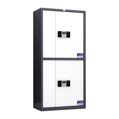 臻远 ZY5121113 文件柜档案资料柜钢制密码锁 灰白套色通双节电子锁