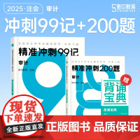 尔教育cpa教材2025注册会计师打好基础只做好题斯尔99记审计