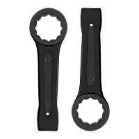 立伟铁牛敲击梅花扳手42mm/把