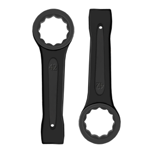 立伟铁牛敲击梅花扳手42mm/把