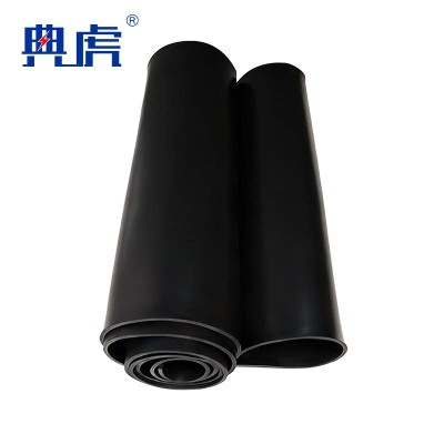 典虎 绝缘橡胶板 黑色10mm*1m*1m 平方米