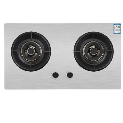 日率RILV双灶Q3燃气灶台嵌两用不锈钢面板