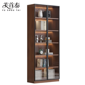 芙首泰玻璃门书柜800*320*2000mm个