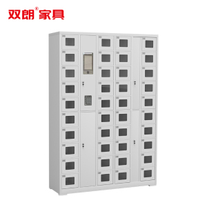 双朗 智能手机存放柜40门 L0812005Y 990*300*1800mm 灰白色 台