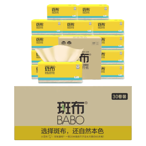 斑布生活用纸卷纸+抽纸组合(DBCW80B30+DBCR130D18)/组
