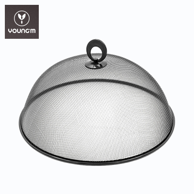 美帮汇欧式菜罩家用防苍蝇盖菜罩大号餐桌罩厨房遮菜罩圆形长方形饭菜罩