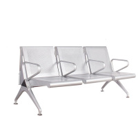 匡大 排椅三人位机场椅不锈钢金属医院公共座椅连椅KDT016
