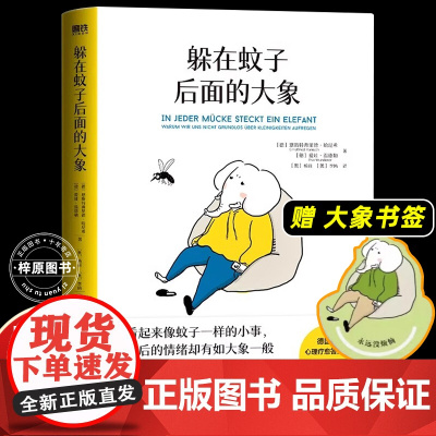 正版 躲在蚊子后面的大象 德国经典心理学书 情绪内耗缓解蛤蟆先生去看心理医生躲在蚊子背边的大象 拯救抑郁迷茫