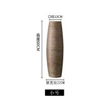 景德镇欧式陶瓷落地花瓶大号客厅家居现代简约装饰摆件干插花套装 三维工匠 龙桑玉米花